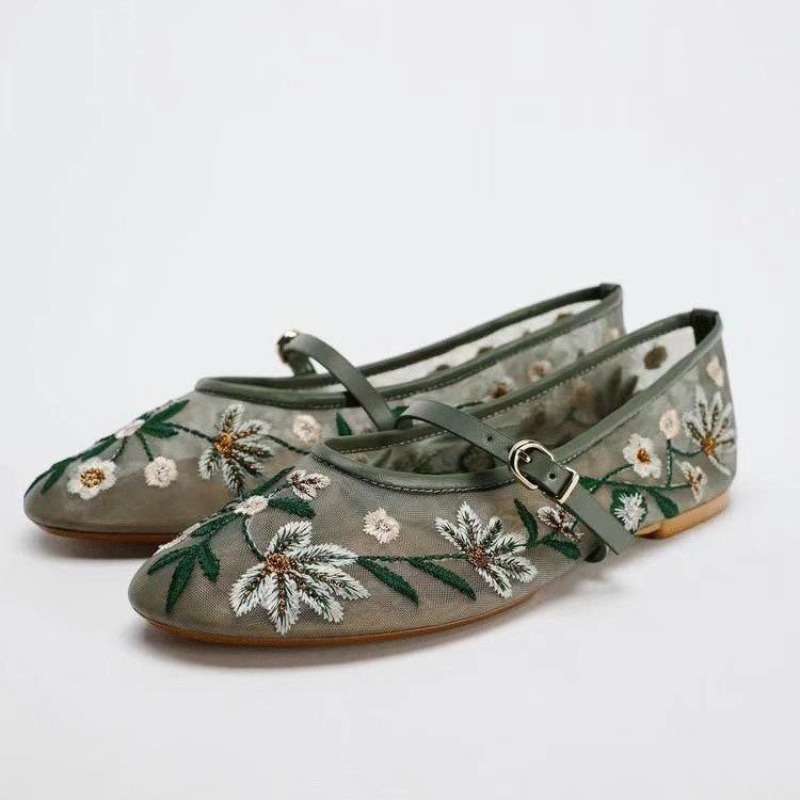 Pointed Toe Flat - Sepatu Wanita Baru Musim Gugur 2026,