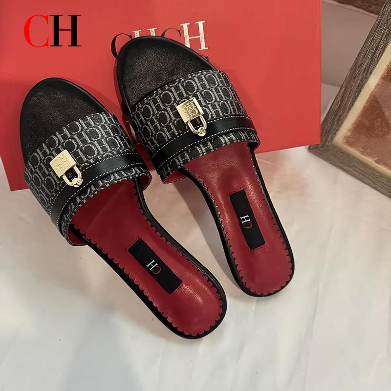 Women Shoes Size 7 - Sendal Pantai Wanita CH, Model Flat