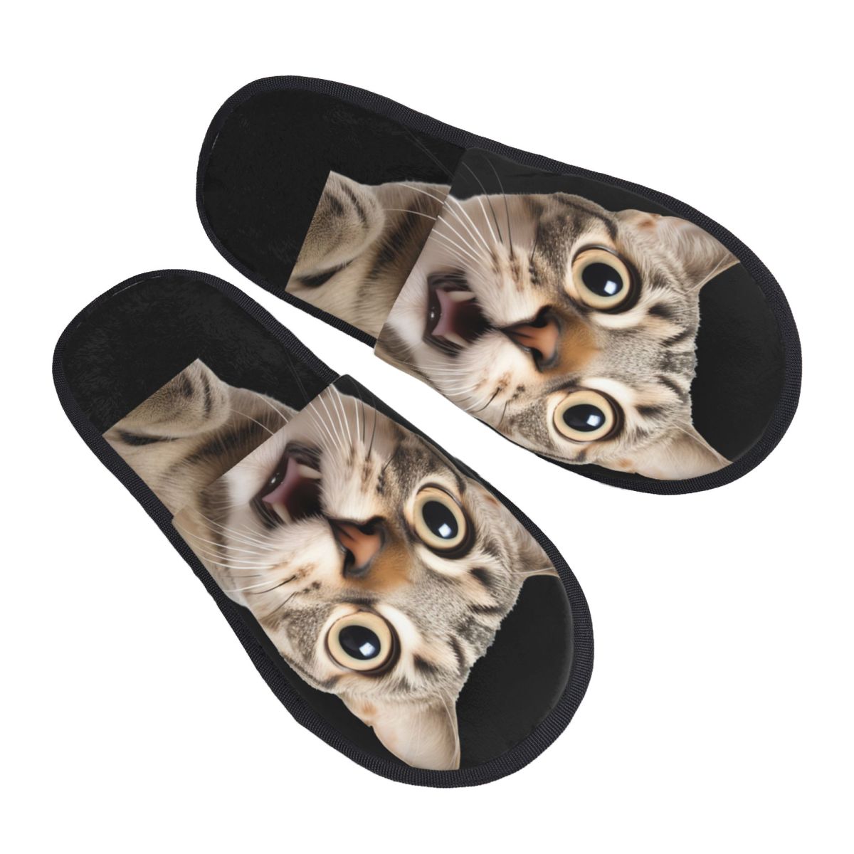 Fluffy Fur Slipper - Sandal Rumah Kucing Lucu Nyaman Hangat