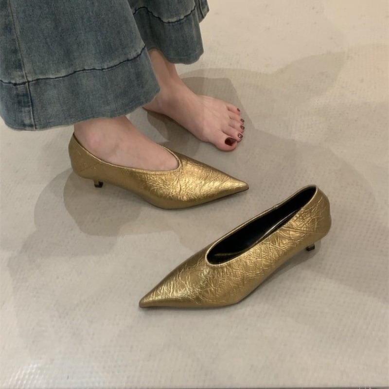 Pointed Toe Flat - Sepatu Kerja Wanita Model Runcing, Hak