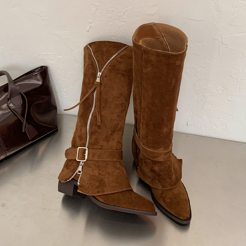 Women Shoes Size 7 - Sepatu Bot Wanita Gaya Koboi Barat