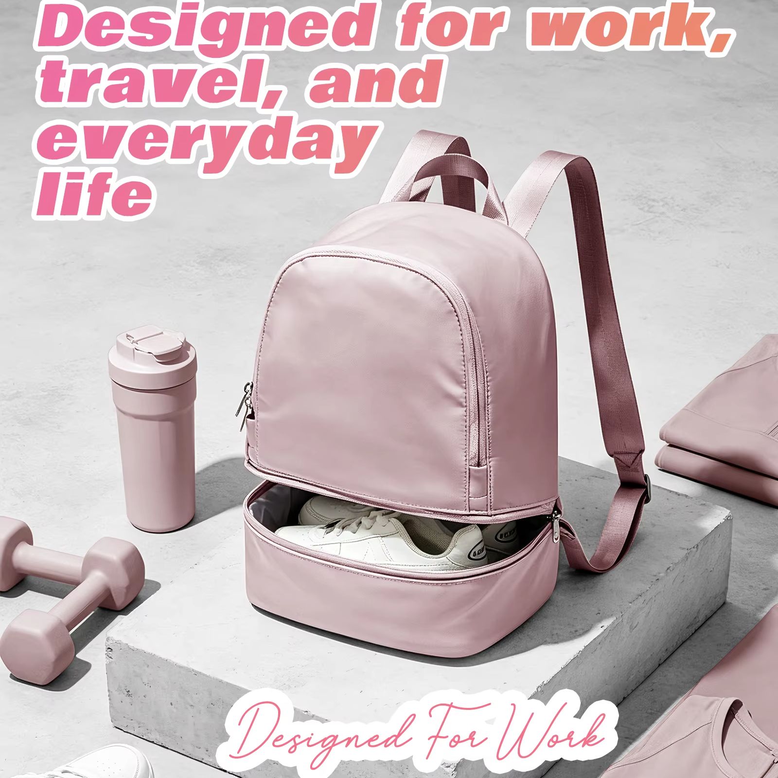Women Shoes Zipper - Tas Untuk Wanita, Ransel Olahraga Kecil