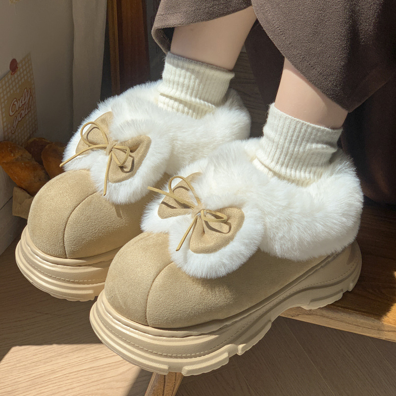 Sepatu Rumah Bulu Imitasi Hang - Fluffy Fur Slipper ulasan dan harga