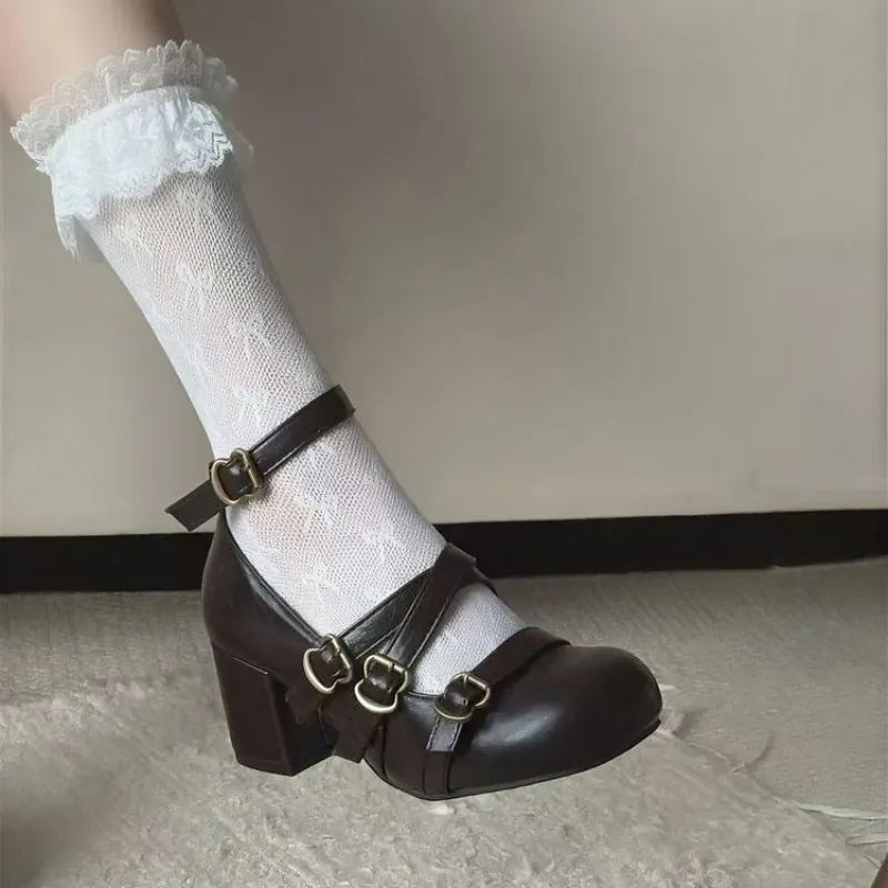 Sepatu Mary Jane Hak Tebal Wan - Women Shoes Size 7 ulasan dan harga