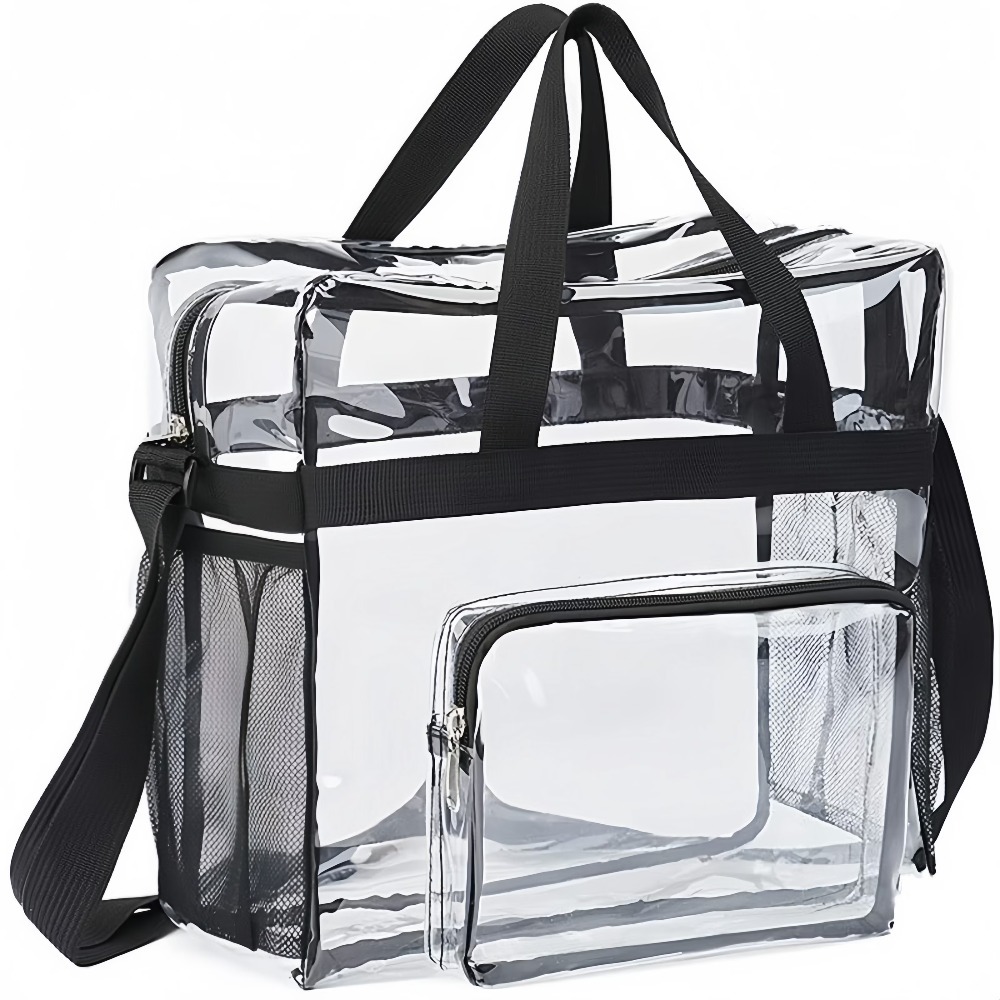 Tas Jinjing Transparan Plastik - Women Shoes Zipper ulasan dan harga