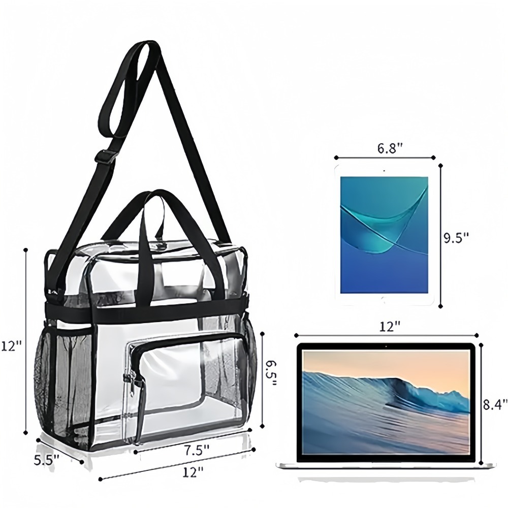 Tas Jinjing Transparan Plastik - Women Shoes Zipper ulasan dan harga