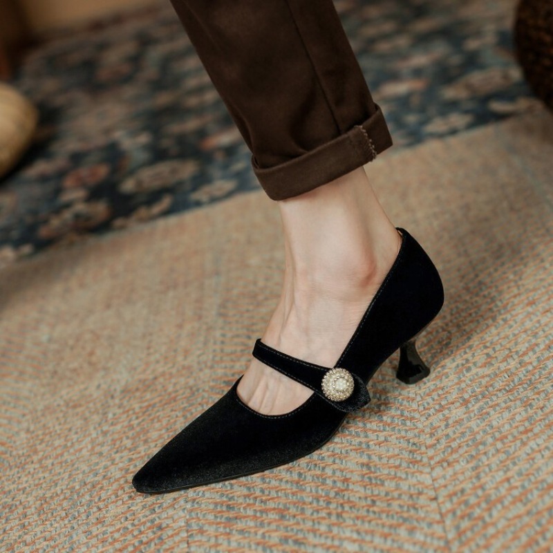 Sepatu Mary Jane Wanita Vintag - Women'S Shoes ulasan dan harga