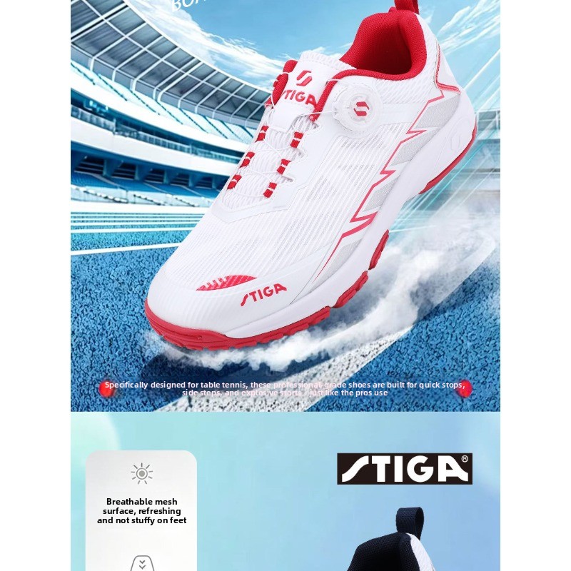 Sepatu tenis meja STIGA untuk  - Women'S Shoes Professional ulasan dan harga