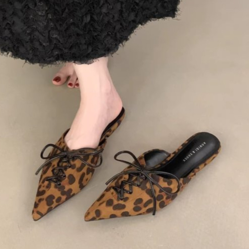 Sandal Wanita Motif Leopard, H - Women Shoes Size 7 ulasan dan harga