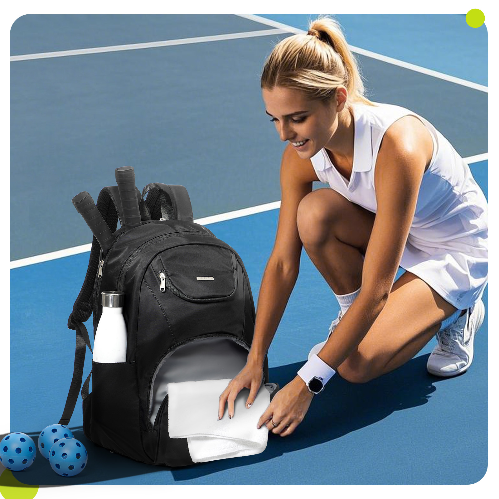 Tas Tenis Ransel Tenis 2 Raket - Women'S Shoes ulasan dan harga