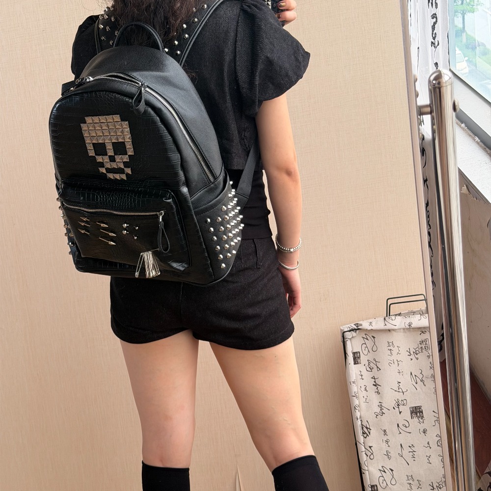 Tas Ransel Motif Kulit Buaya H - Women Shoes Zipper ulasan dan harga