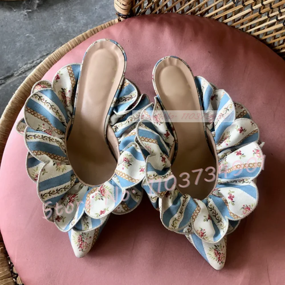 Sandal wanita hak tinggi motif - Women Shoes Zara ulasan dan harga