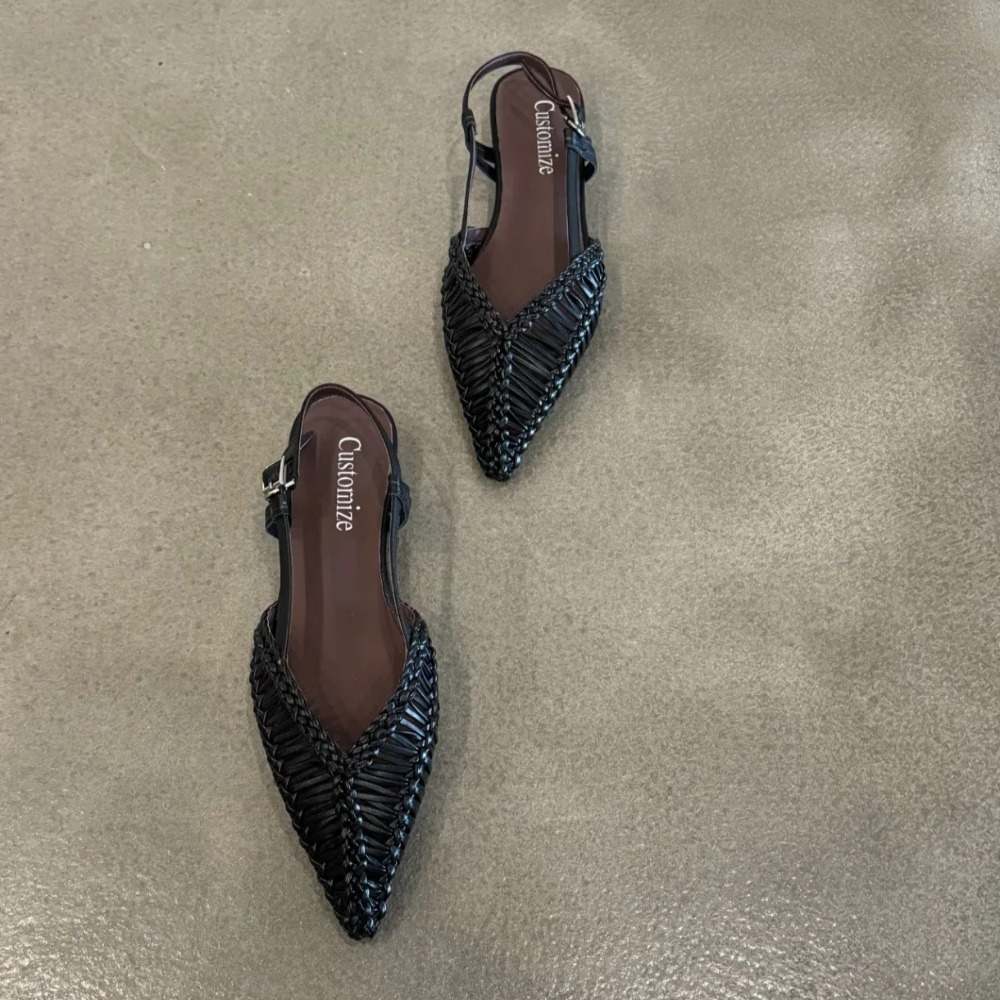 Sandal Wanita Model Romawi Any - Pointed Toe Flat ulasan dan harga