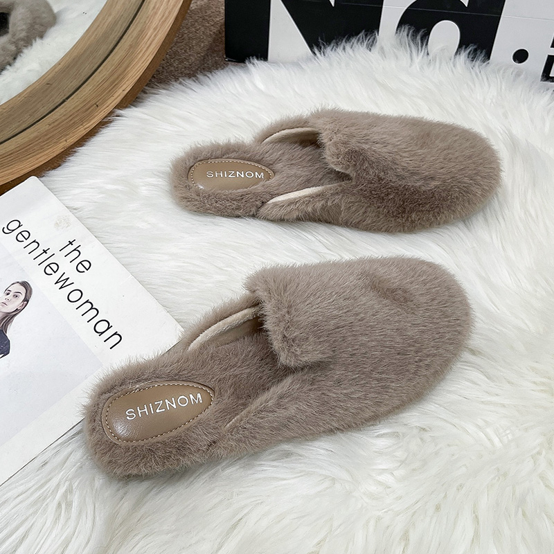 Sepatu Sandal Wanita Bulu Teba - Fluffy Fur Slipper ulasan dan harga