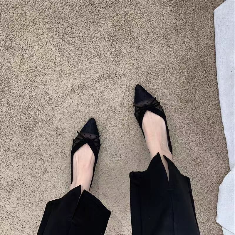 Sepatu Wanita Kasual Musim Pan - Pointed Toe Flat ulasan dan harga