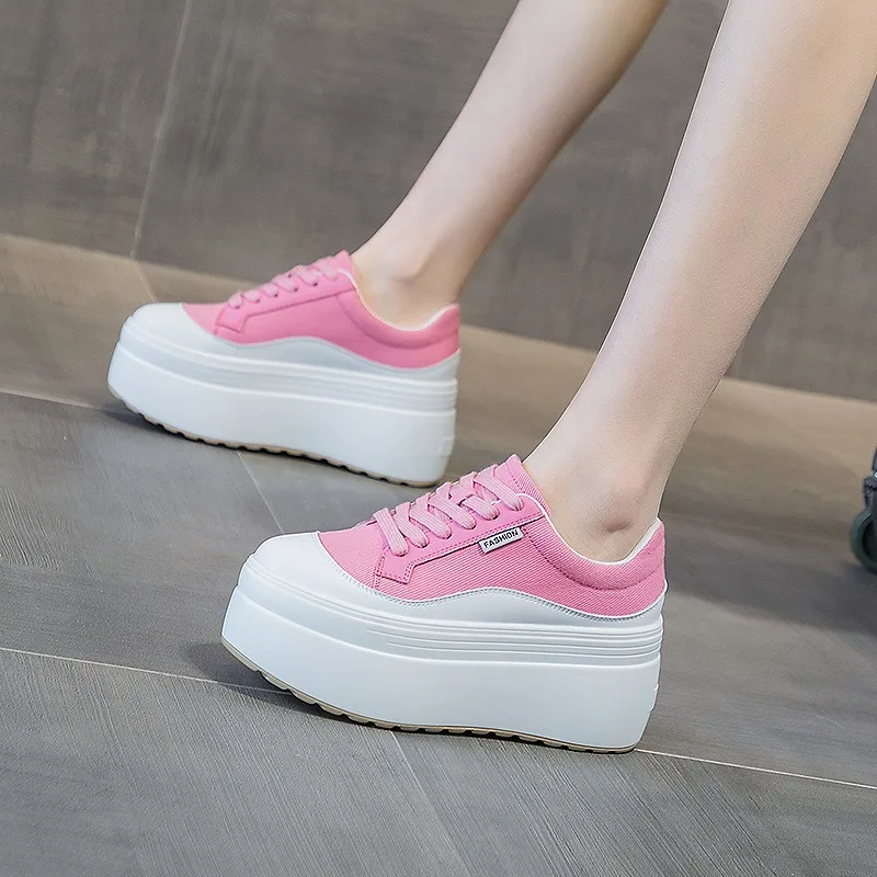 8cm baru kanvas kulit asli wan - Women'S Shoes Com ulasan dan harga