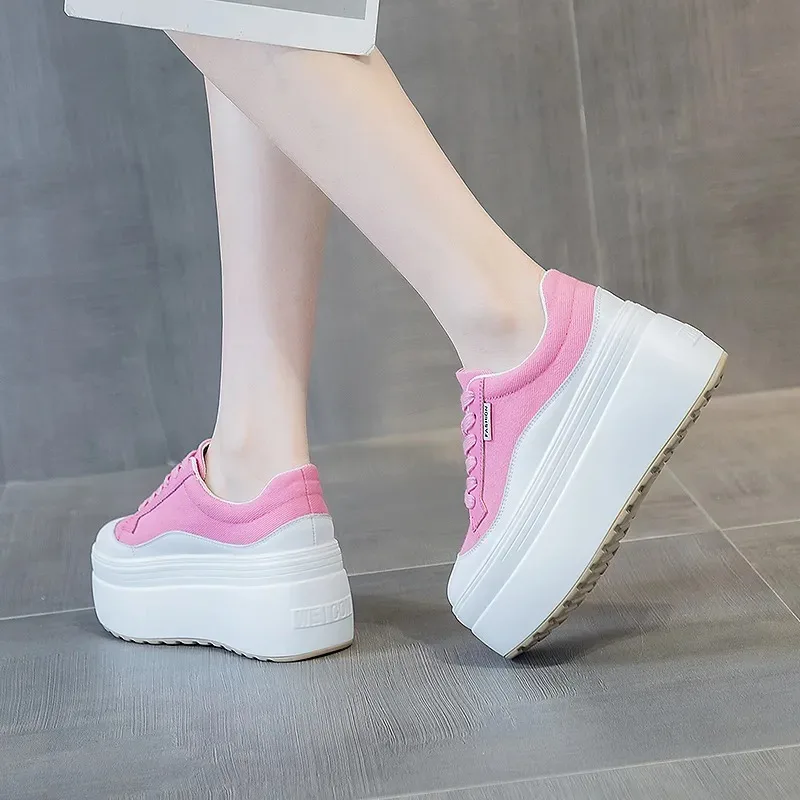 8cm baru kanvas kulit asli wan - Women'S Shoes Com ulasan dan harga