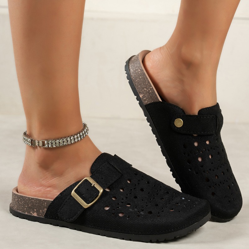 Sandal Wanita Suede Laser Cuto - Women Shoes Size 7 ulasan dan harga