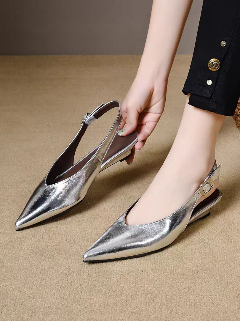 Sandal Wanita Musim Panas 2026 - Pointed Toe Flat ulasan dan harga