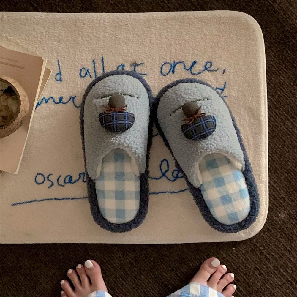 Sandal Jamur Wanita, Sepatu Pl - Fluffy Fur Slipper ulasan dan harga