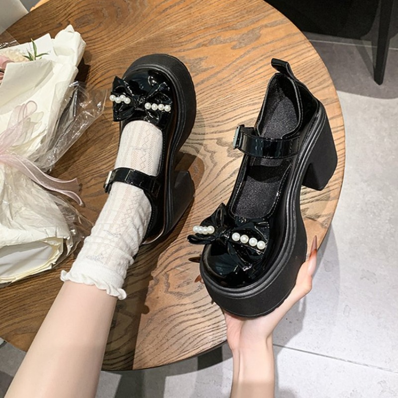 Sepatu Lolita 2026 Hitam Hak S - Women'S Shoes ulasan dan harga