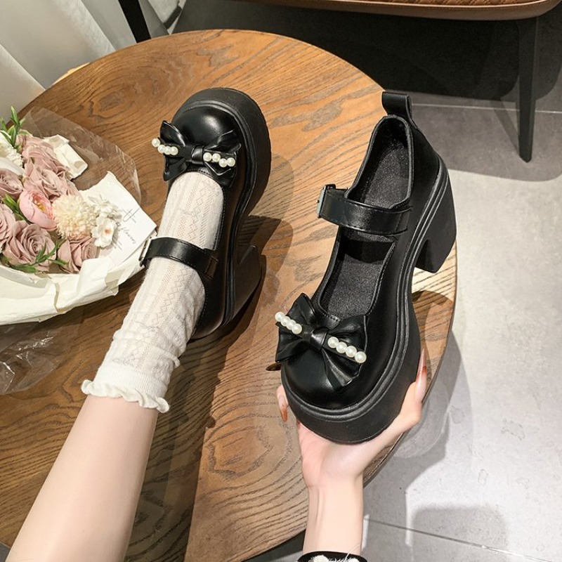 Sepatu Lolita 2026 Hitam Hak S - Women'S Shoes ulasan dan harga