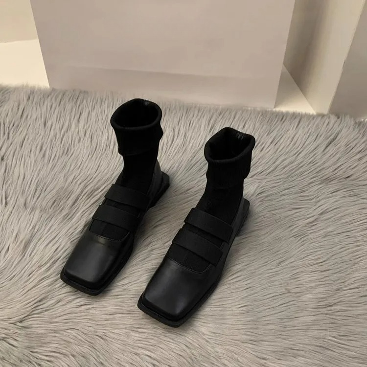 Sepatu bot rajut wanita, kaus  - Women Shoes Zara ulasan dan harga