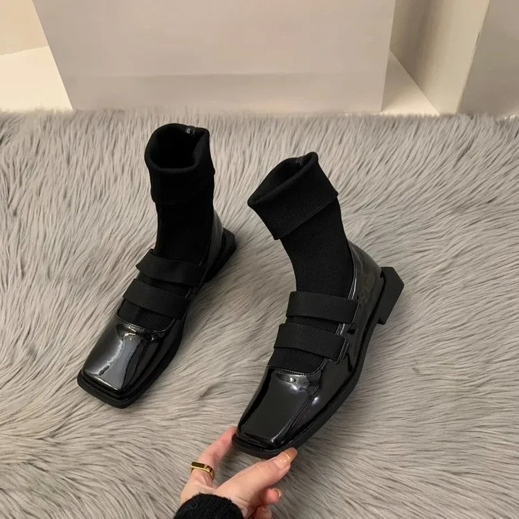 Sepatu bot rajut wanita, kaus  - Women Shoes Zara ulasan dan harga