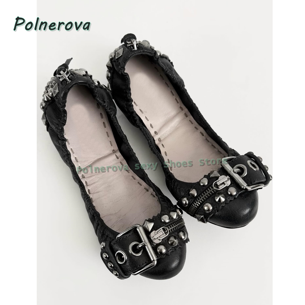 Sepatu Mary Jane dengan Gesper - Pointed Toe Flat ulasan dan harga
