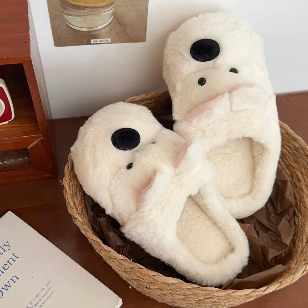 Sandal Bulu Anjing Musim Dingi - Fluffy Fur Slipper ulasan dan harga