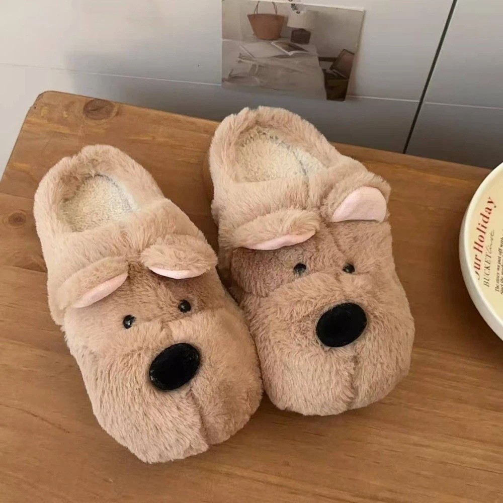 Sandal Bulu Anjing Musim Dingi - Fluffy Fur Slipper ulasan dan harga