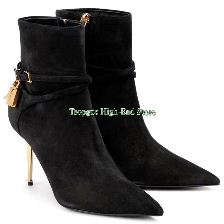 Sepatu Bot Pendek Wanita Warna - Pointed Toe Flat ulasan dan harga