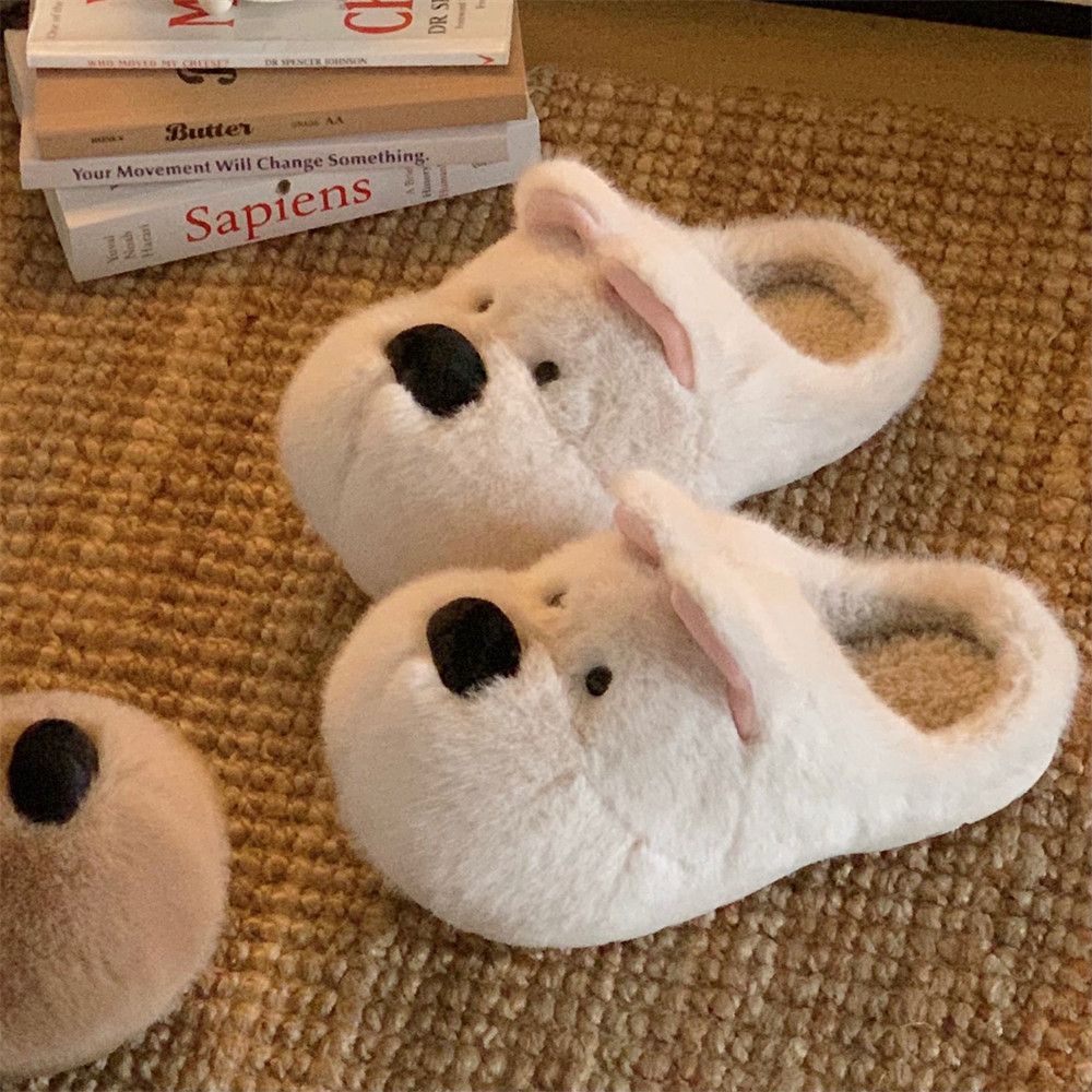 Sandal Rumah Wanita Kartun Ber - Fluffy Fur Slipper ulasan dan harga