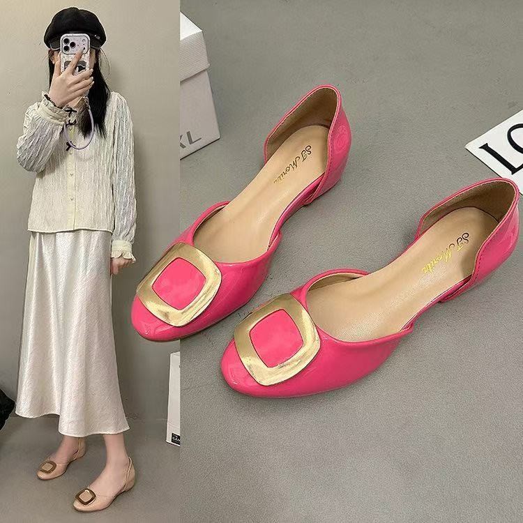 Sepatu Wanita Model Buckle Hol - Pointed Toe Flat ulasan dan harga