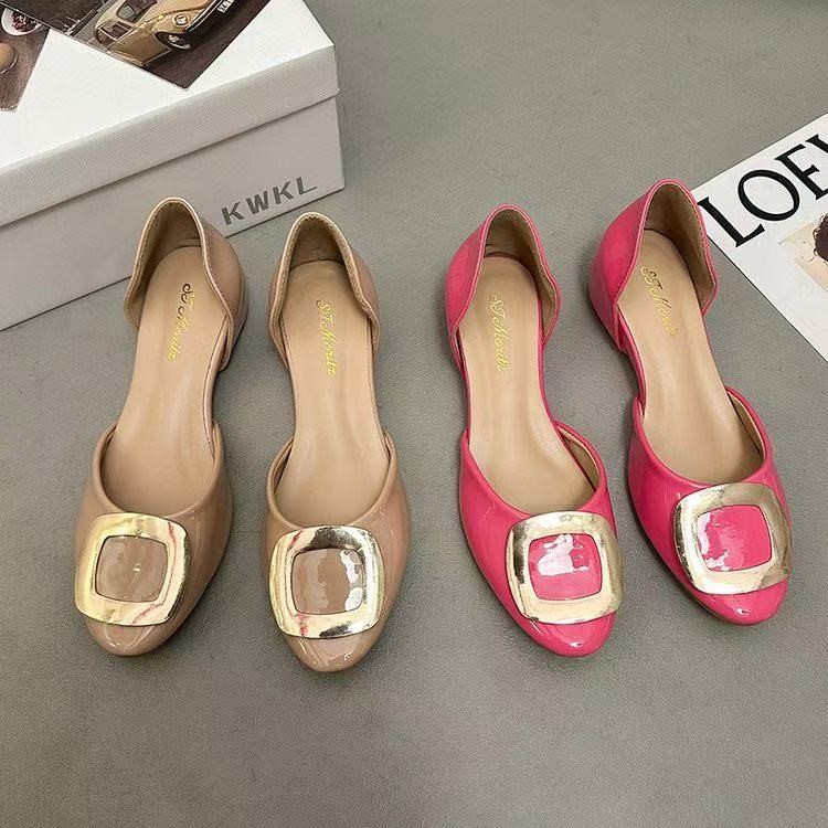 Sepatu Wanita Model Buckle Hol - Pointed Toe Flat ulasan dan harga