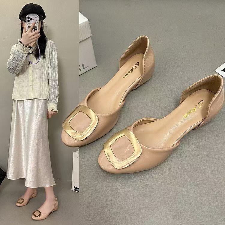 Sepatu Wanita Model Buckle Hol - Pointed Toe Flat ulasan dan harga