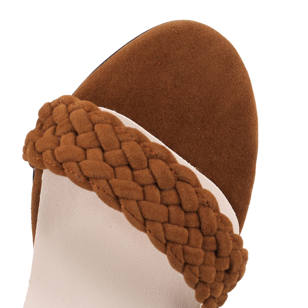 Sandal Wanita Hijau Coklat Man - Women Shoes Zipper ulasan dan harga