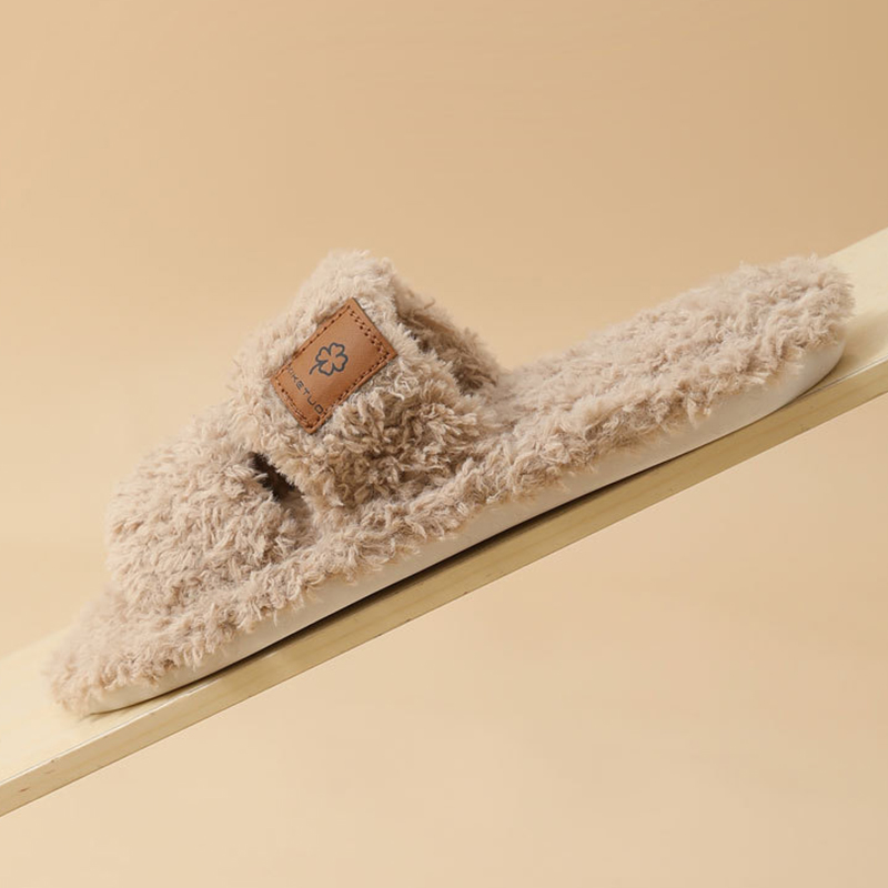 Sandal Rumah Wanita Musim Gugu - Fluffy Fur Slipper ulasan dan harga