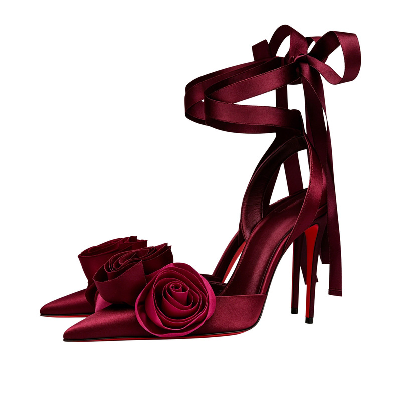 Sepatu Hak Tinggi Wanita Elega - Ribbon Tie Heel ulasan dan harga