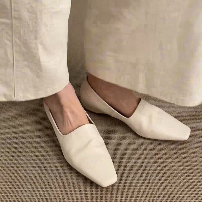 Sepatu Loafer Retro Wanita Mod - Pointed Toe Flat ulasan dan harga