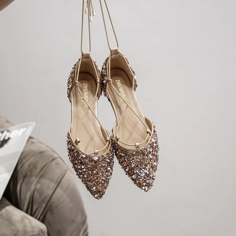 Sepatu Wanita Mewah 2025 Sepat - Pointed Toe Flat ulasan dan harga