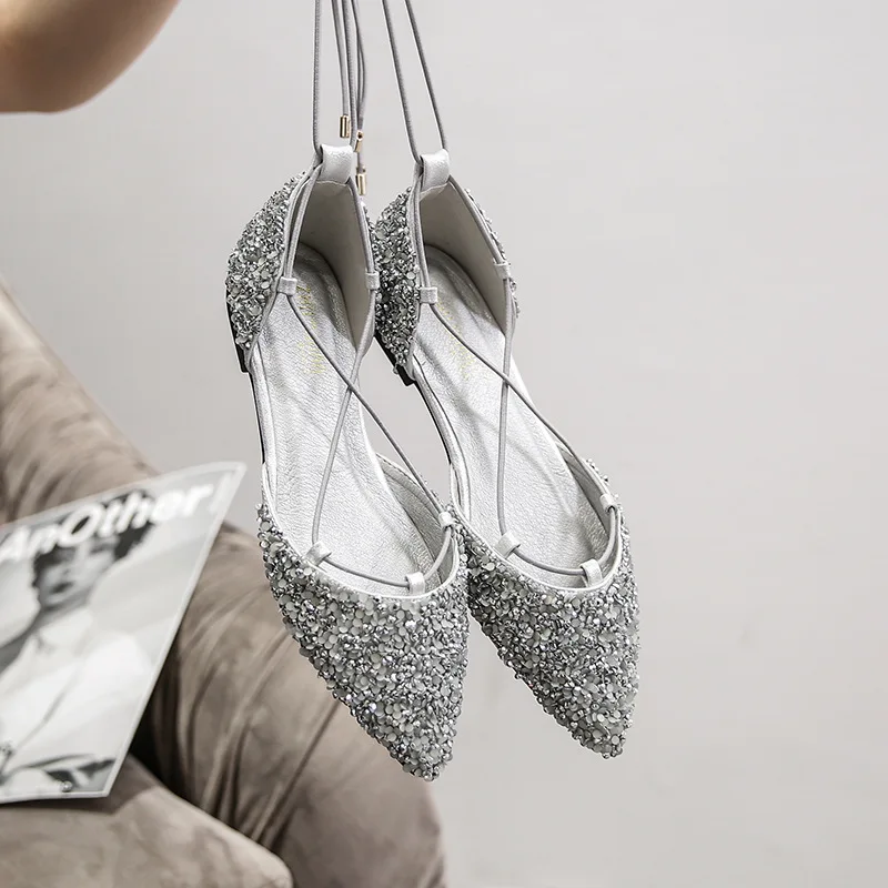 Sepatu Wanita Mewah 2025 Sepat - Pointed Toe Flat ulasan dan harga